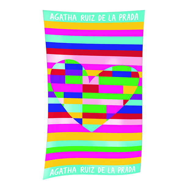 Toallón Playero Agatha Ruiz De La Prada Colors
