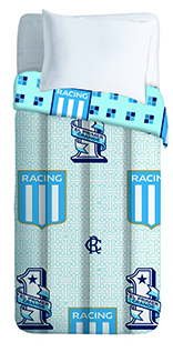 Cubrecama Matelasseado Racing Club Diseño Racing 1°
