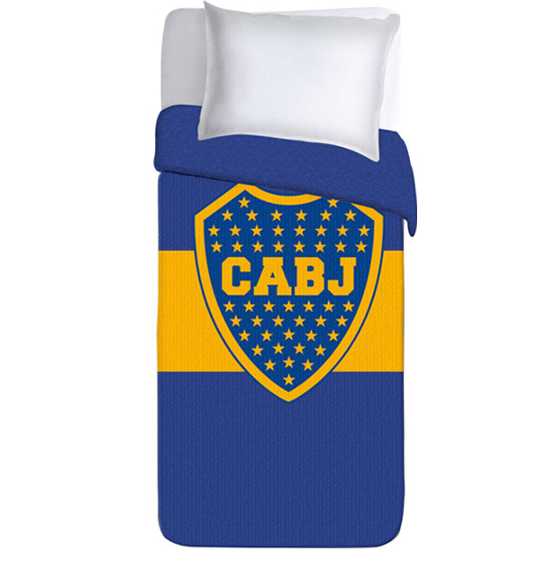 Frazada borrego Boca Juniors diseño Boca escudo